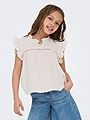 Kids Only Daimi Sleeveless Detail Top Woven Feather Gray