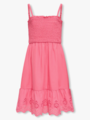 Kids Only Lou Life Embroidery Smock Dress Woven Camellia Rose