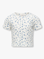 Kids Only Bella Life Aop Short Sleeve Top Juniors Mazarine Blue White Background