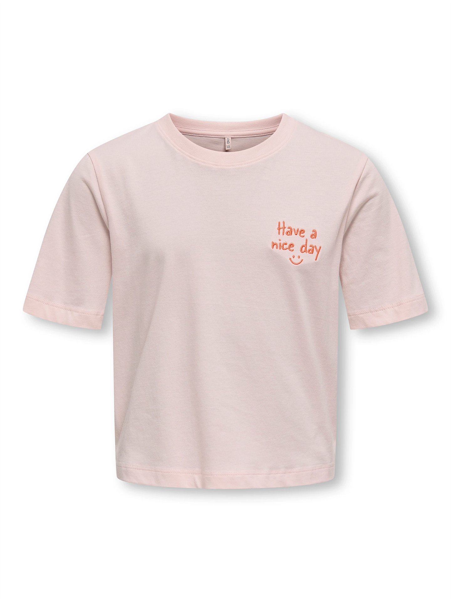 Kids Only Rex Short Sleeve Print Top Junior Mauve Chalk