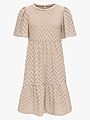 Kids Only Carla Cathinka Short Sleeve Dress Junior Chateau Gray
