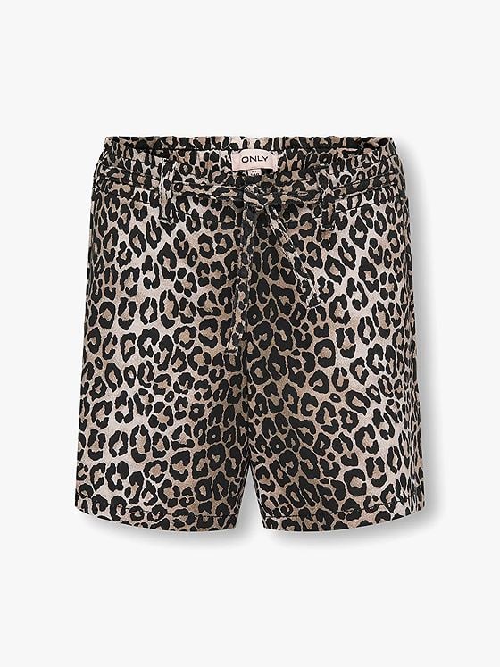 Kids Only Sandra Printed Shorts Pant Black Leo