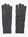 Kids Only Chyna Life Knit Soft Gloves Dark Grey Melange