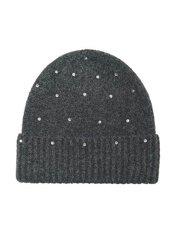 Kids Only Chyna Life Knit Soft Beanie Dark Grey Melange