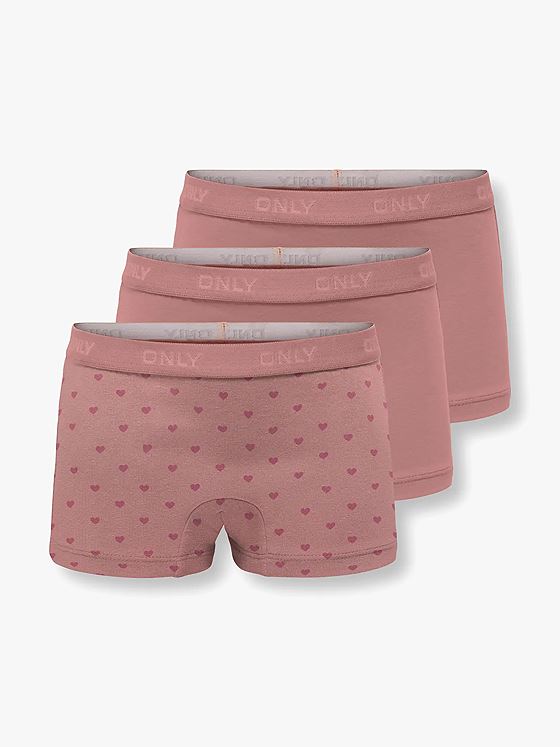 Kids Only Lola 3-Pack Logo Hipster Ash Rose
