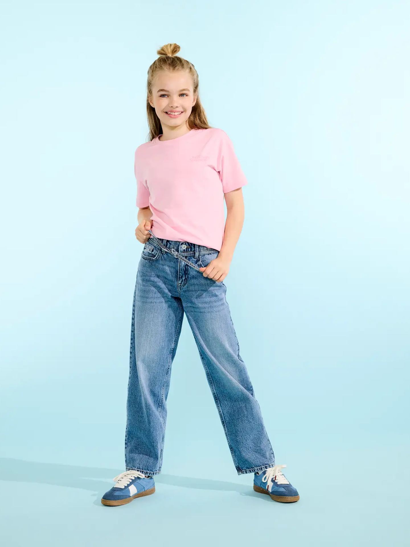 Kids Only Gianna Straight Denim jeans Light Blue Denim