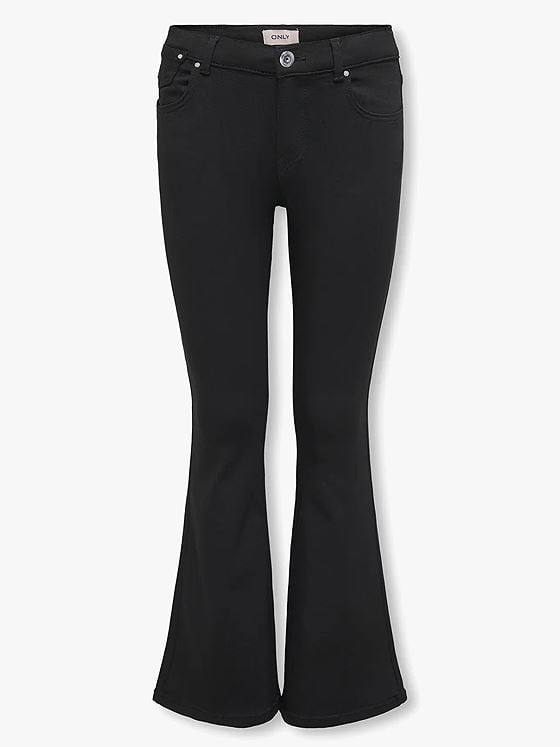 Kids Only Jackson Mid Flared 4Ever Black Denim Black Denim