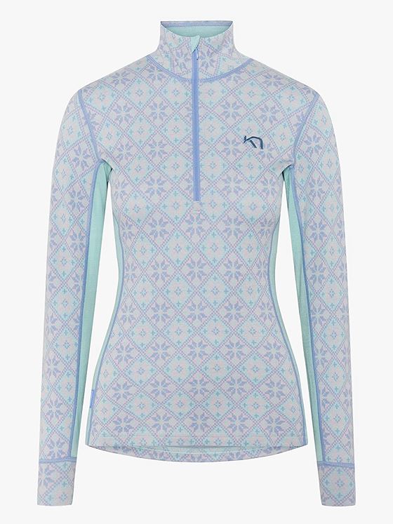 Kari Traa Rose Half Zip Bright Turguoise