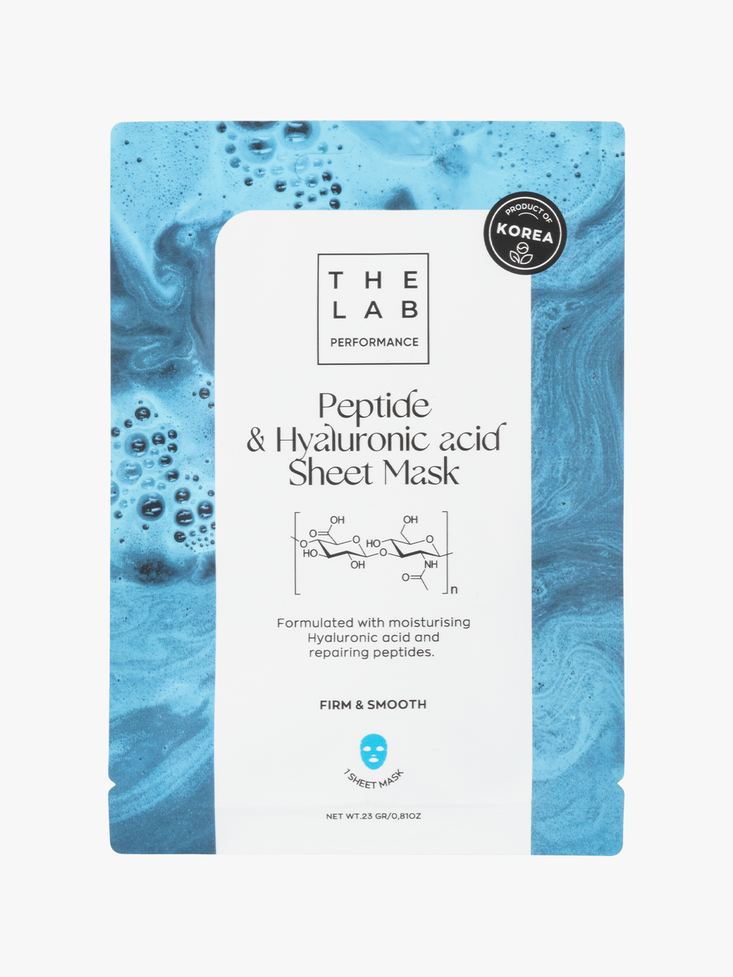 Peptide & Hyaluronic Acid Sheet Mask