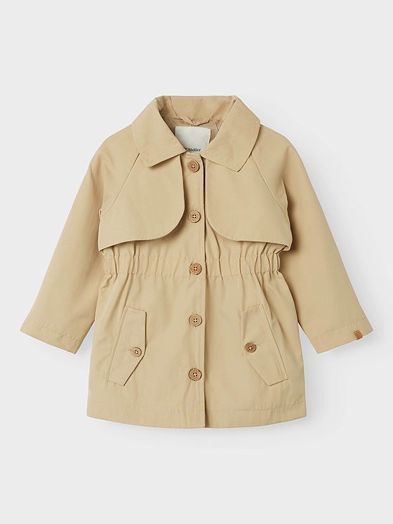Lil- Atelier Lamadelin Trenchcoat Irish Cream