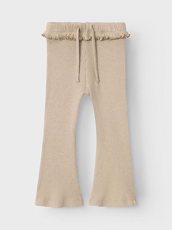 Lil- Atelier Sophia Slim Bootcut Leggings Travertine