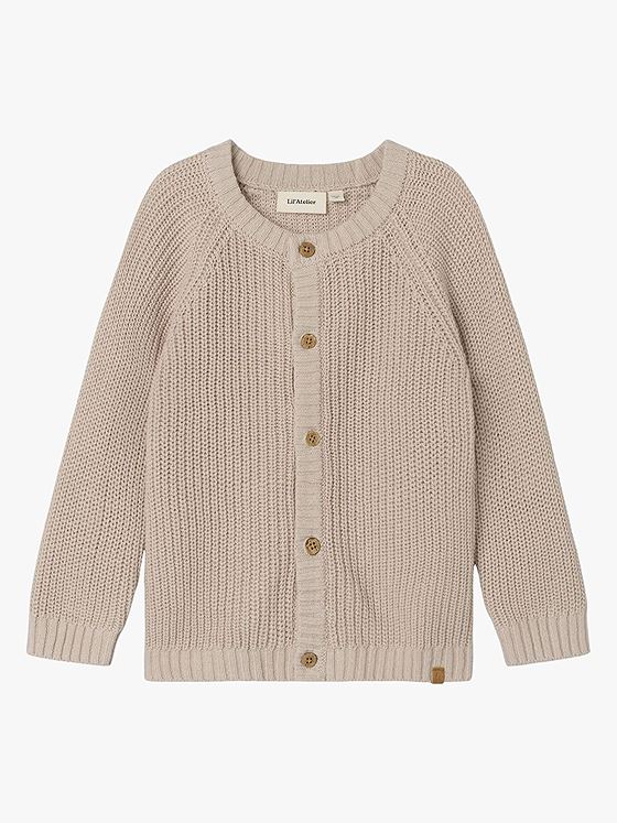 Lil- Atelier Emlen Lin Long Sleeve Knit Gray Morn