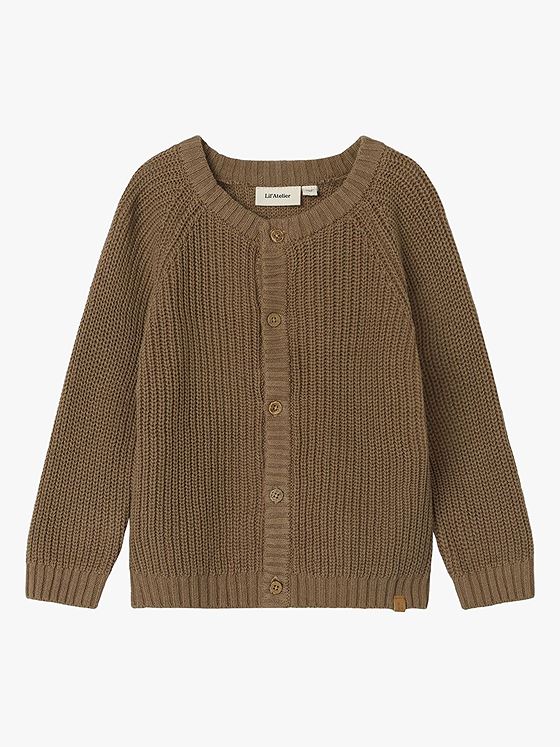 Lil- Atelier Emlen Lin Long Sleeve Knit Sepia Tint