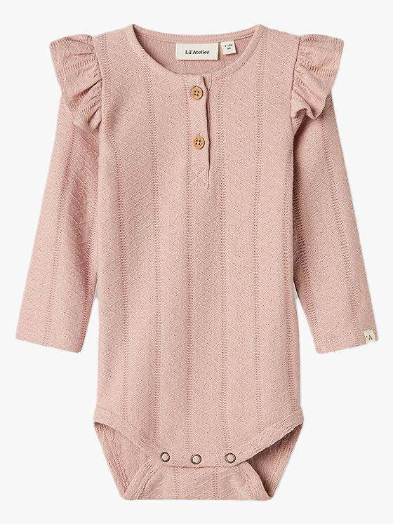 Lil- Atelier Ominas Long Sleeve Slim Body Shadow Gray