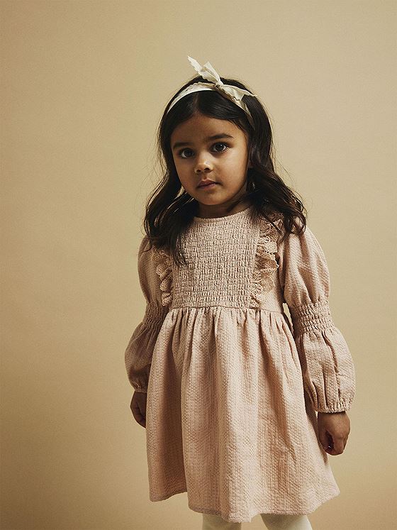 Lil- Atelier Rosita Long Sleeve Dress Rugby Tan