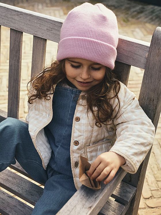 Lil- Atelier Larose Long Sleeve Quilt Jacket Coconut Milk