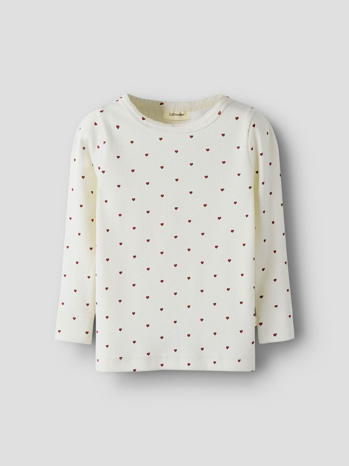 Lil- Atelier Gago Long Sleeve Slim Top Coconut Milk