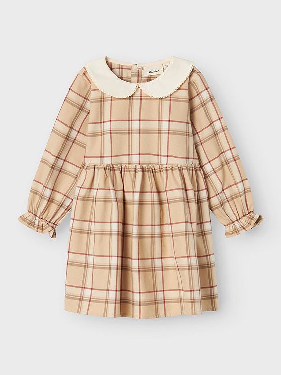 Lil- Atelier Sevena Long Sleeve Dress Warm Sand