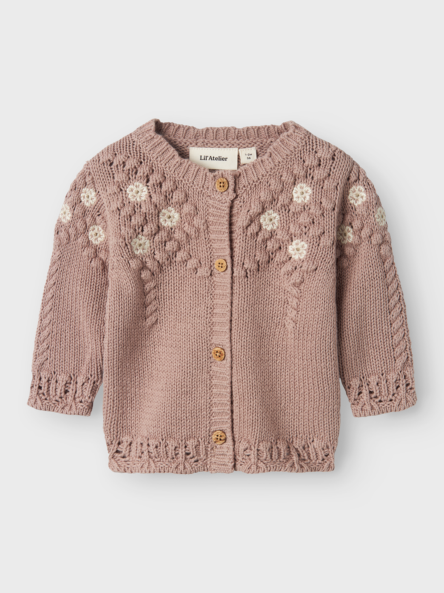 Lil- Atelier Brianna Knit Cardigan Etherea