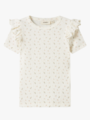 Lil- Atelier Gago Kuo Short Sleeve Slim Top Coconut Milk