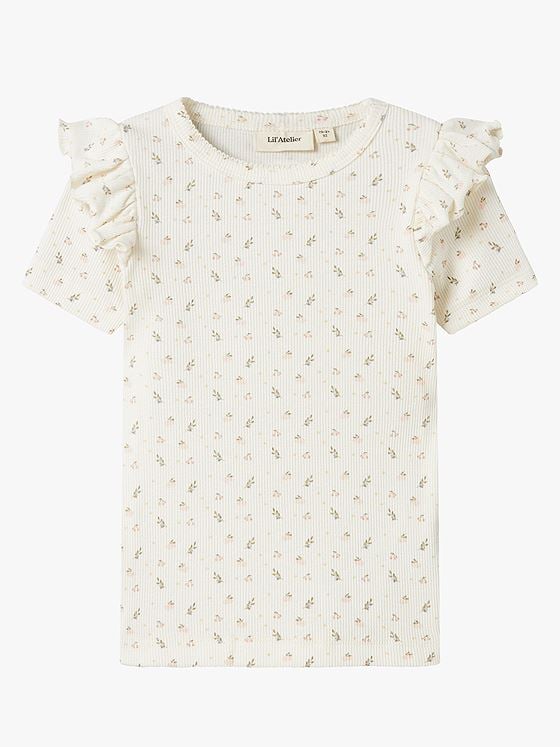 Lil- Atelier Gago Kuo Short Sleeve Slim Top Coconut Milk