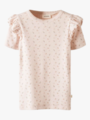 Lil- Atelier Gago Kuo Short Sleeve Slim Top Peach Blush