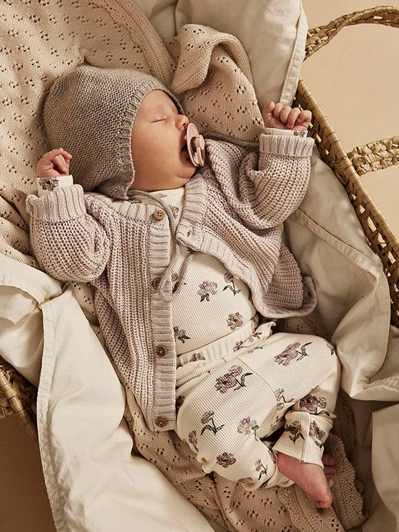 Lil- Atelier Gavo Eko Long Sleeve Slim Body Turtledove Peony
