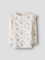 Lil- Atelier Gavo Eko Long Sleeve Slim Top Coconut Milk