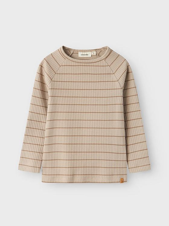 Lil- Atelier Kail Long Sleeve Slim Top Pure Cashmere