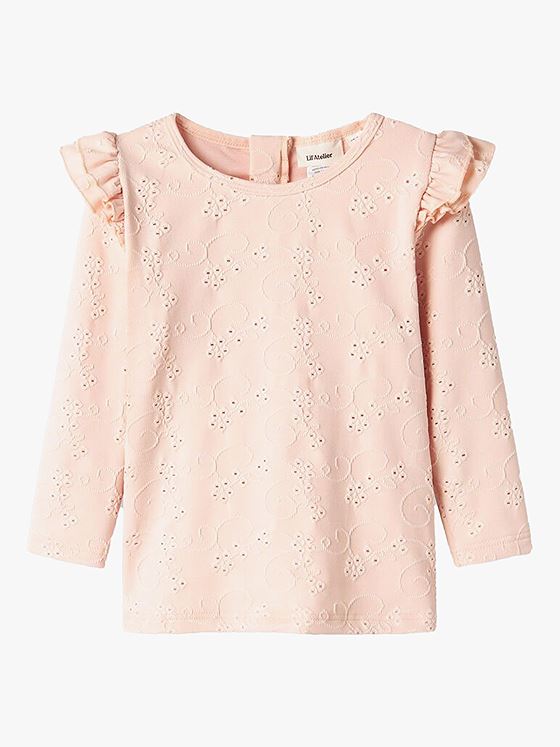 Lil- Atelier Felice Long Sleeve UV Swim Top Peach Whip