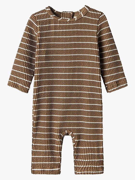 Lil- Atelier Fredo Long Sleeve UV Suit Shitake