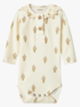 Lil- Atelier Gavo Emo Long Sleeve Slim Body Ice Cream Turtledove