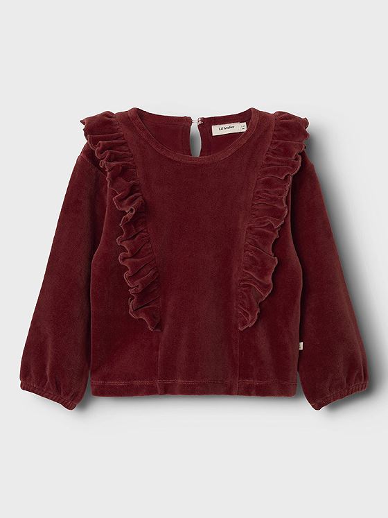 Lil- Atelier Saga Long Sleeve Top Spiced Apple