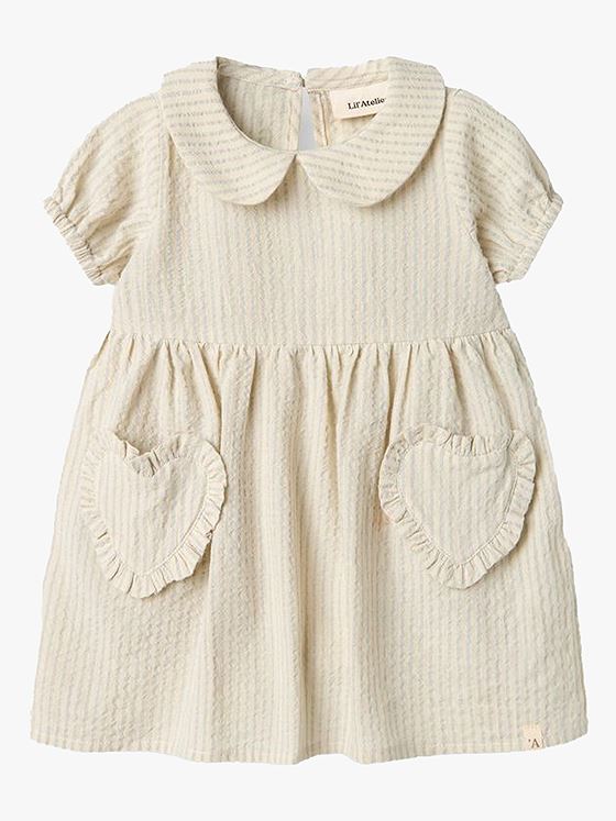 Lil- Atelier Folly Short Sleeve Loose Body Dress Vapor Blue