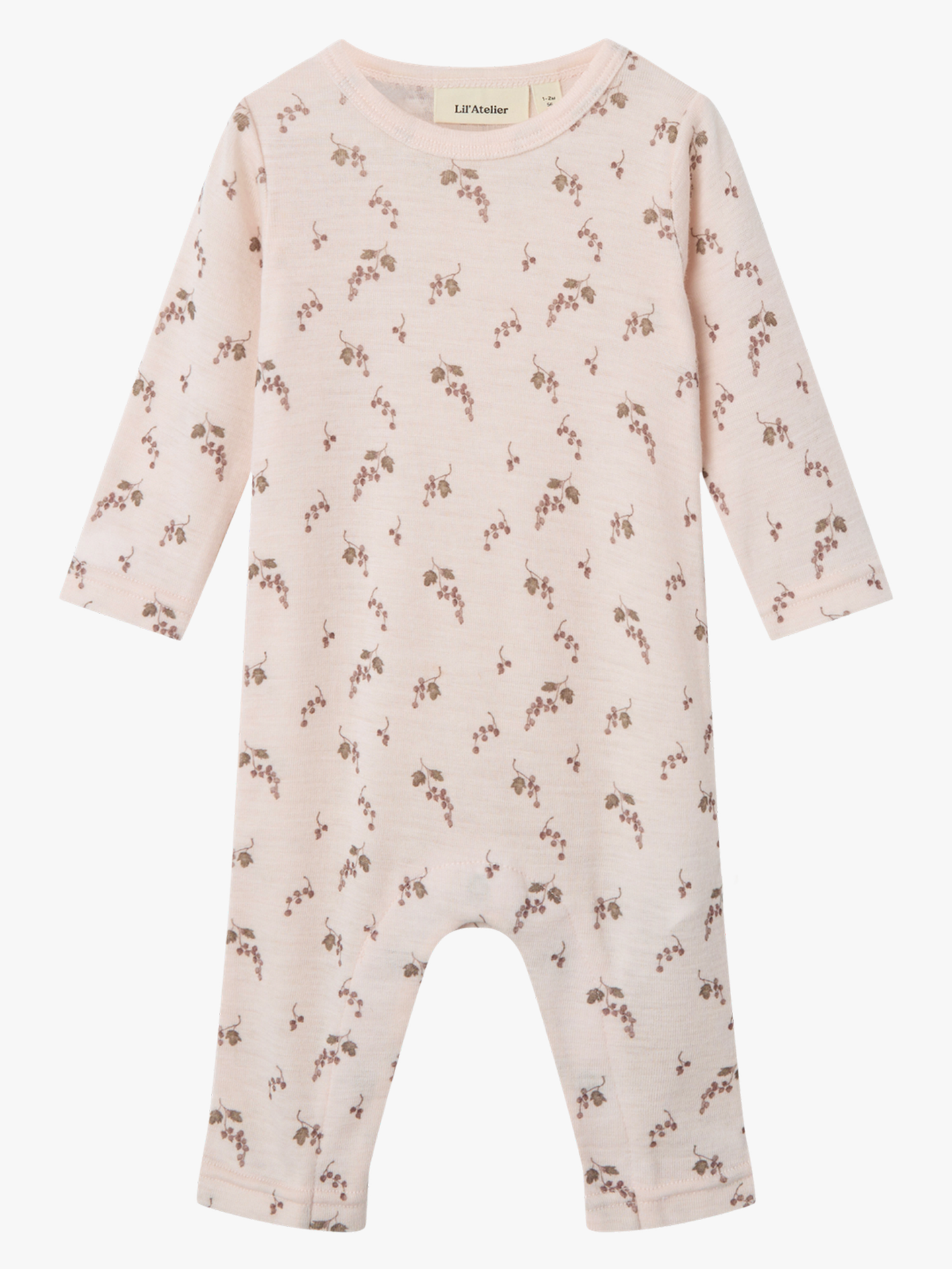 Lil- Atelier Noel Nia Wool Long Sleeve Slim Suit Morganite BERRY