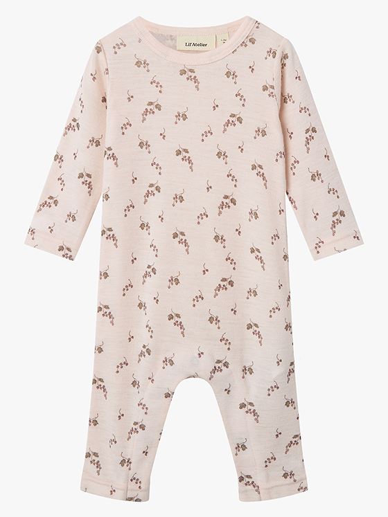 Lil- Atelier Noel Nia Wool Long Sleeve Slim Suit Morganite BERRY