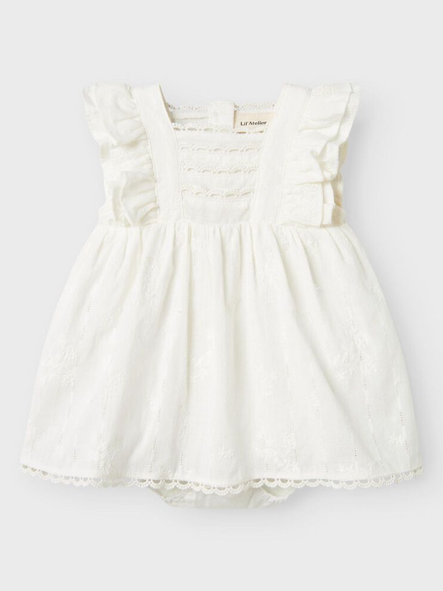 Lil- Atelier Fiola Sl Body Dress Coconut Milk