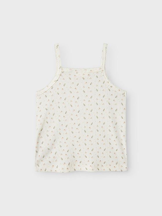 Lil- Atelier Gago Kur Loose Strap Top Coconut Milk