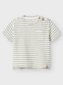 Lil- Atelier Tadeo Short Sleeve Loose Top Seagrass