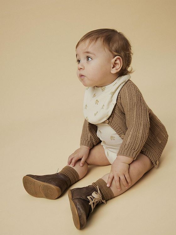 Lil- Atelier Lavo Emo 2 Pack Bibs Turtledove