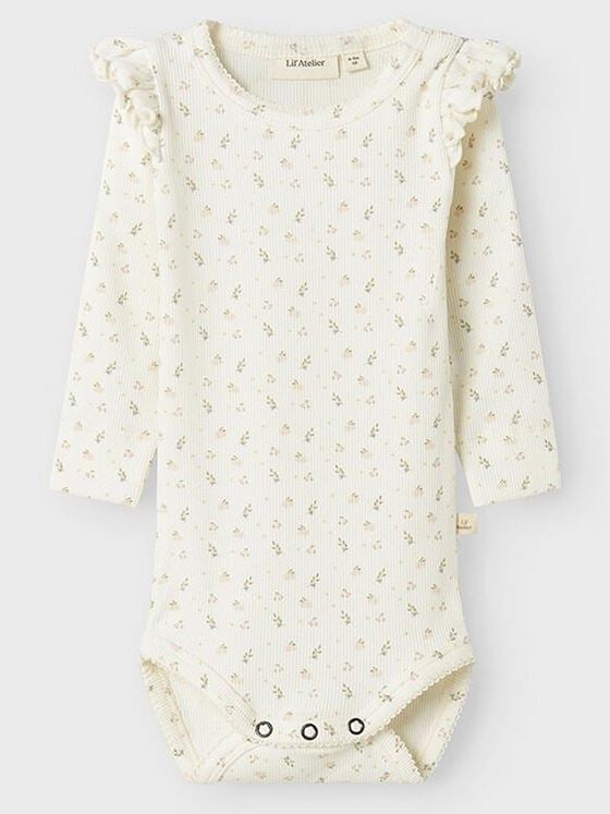 Lil- Atelier Gago Kik Long Sleeve Slim Body Coconut Milk