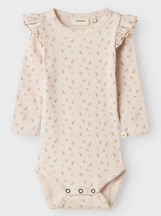 Lil- Atelier Gago Kik Long Sleeve Slim Body Peach Blush