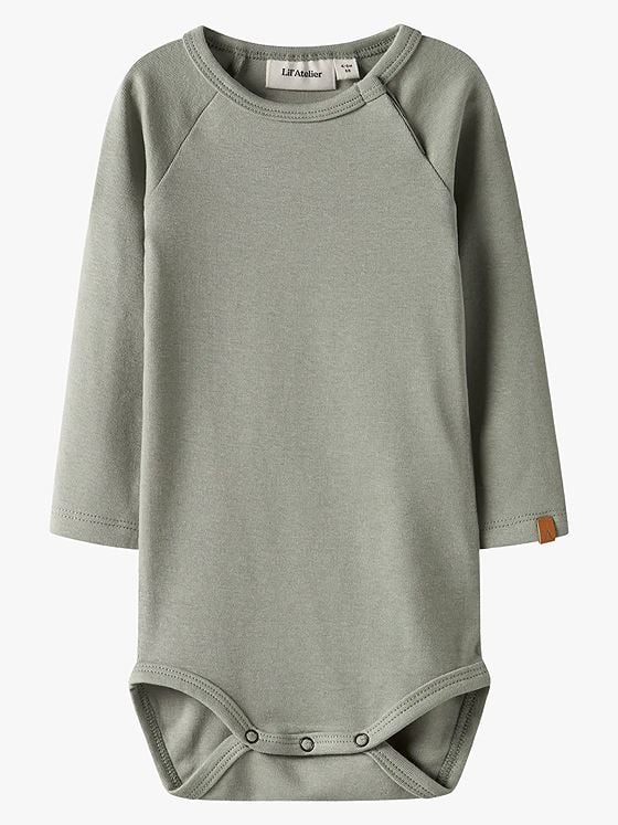 Lil- Atelier Lalo Tab Long Sleeve Slim Body Seagrass