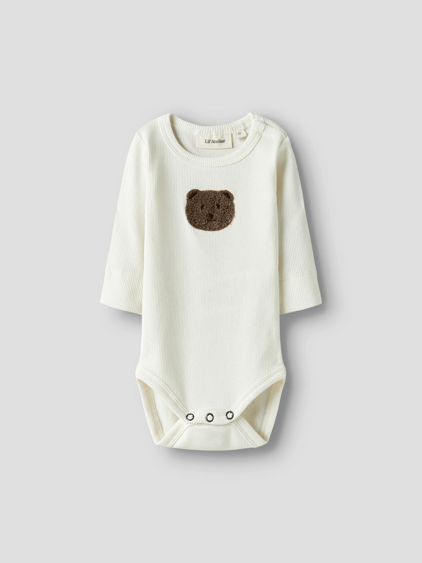 Lil- Atelier Tonto Long Sleeve Slim Body Coconut Milk