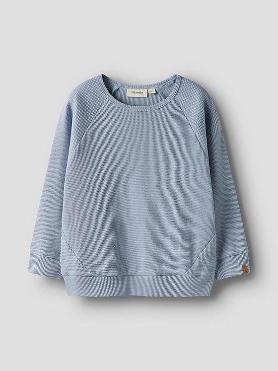 Lil- Atelier Balto Long Sleeve Top Zen Blue