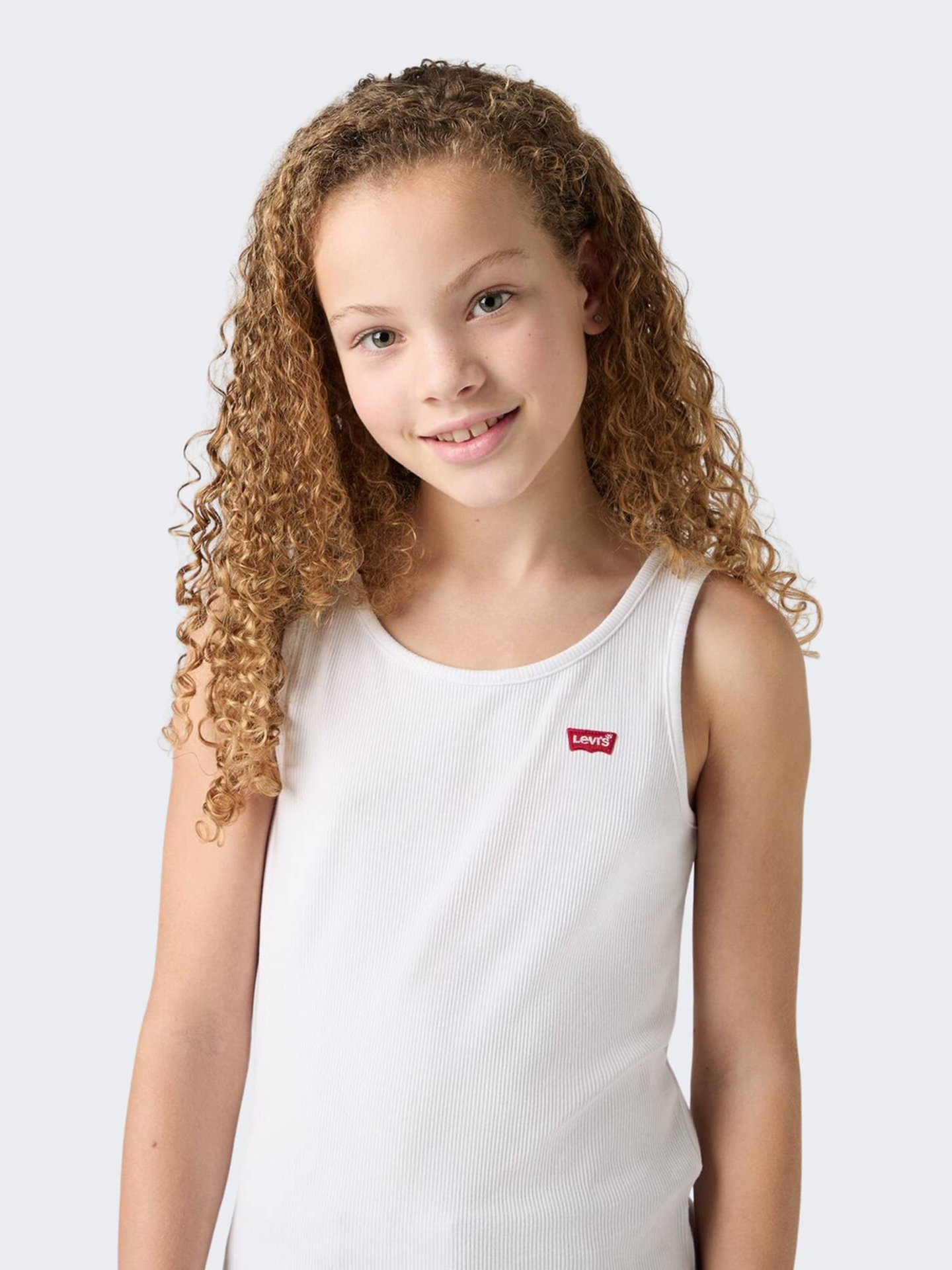 Levi-s Kids Meet And Greet Ribbed Tank White