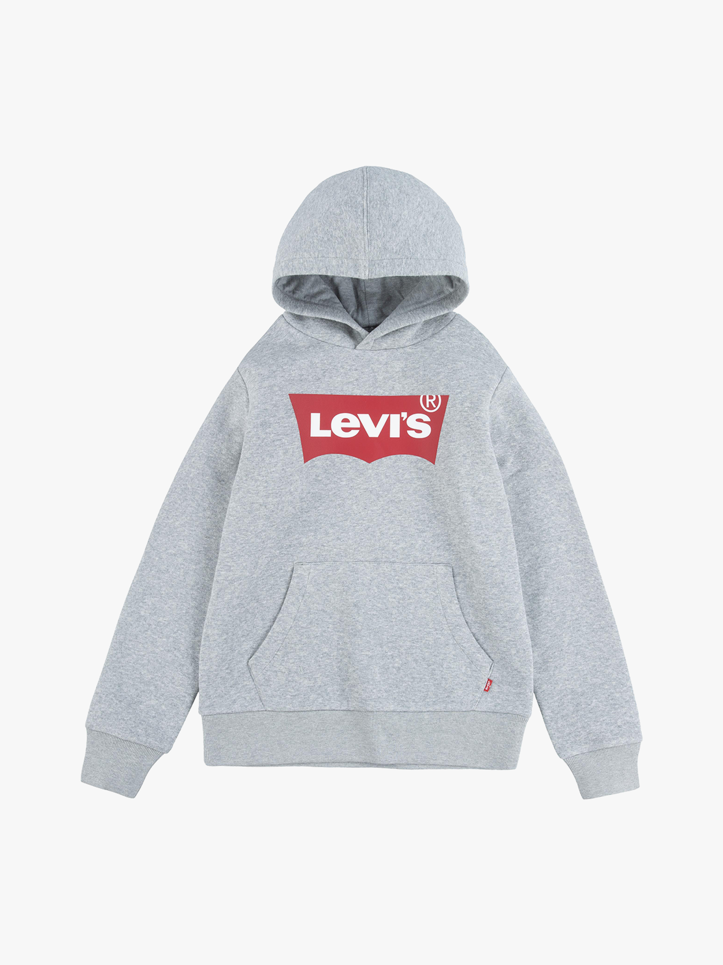 Levi-s Kids Batwing Screenprint Hoodie Grey Melange