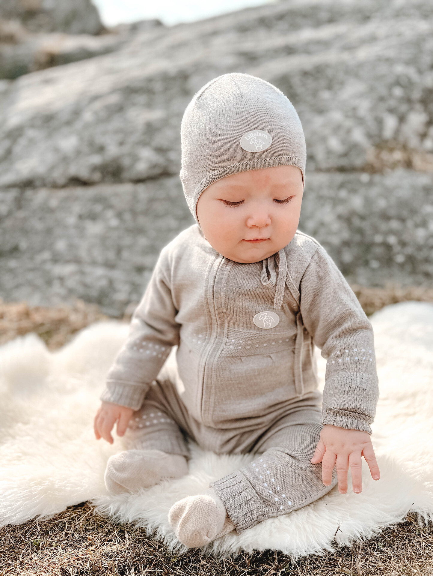 Heldrakt Tynd Classic Beige str. 50