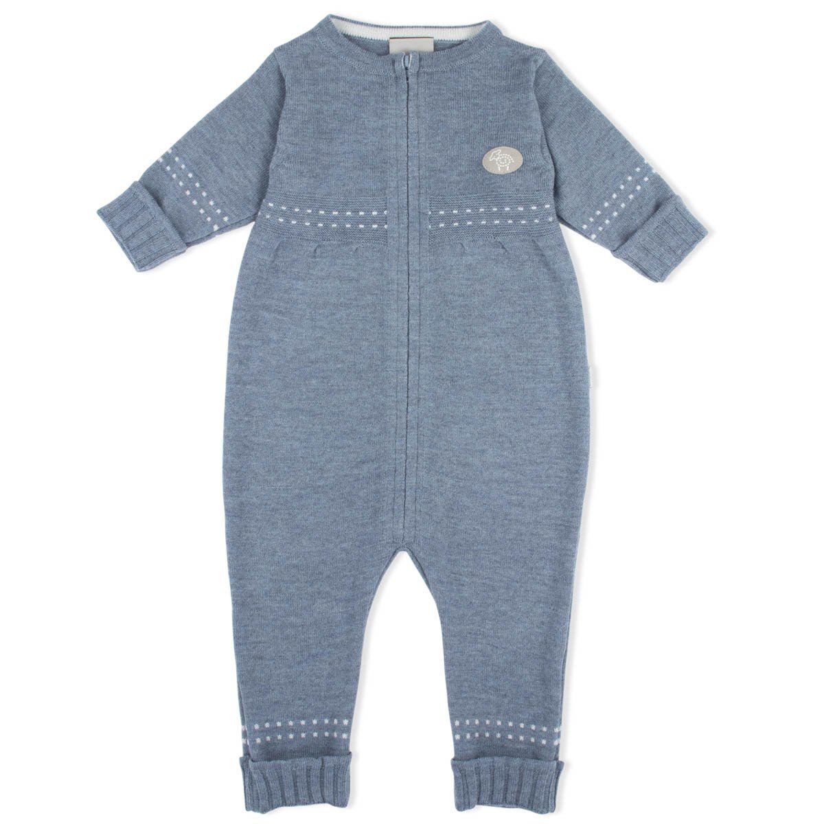 Lillelam sparkedress tynn classic – mellomblå - 80