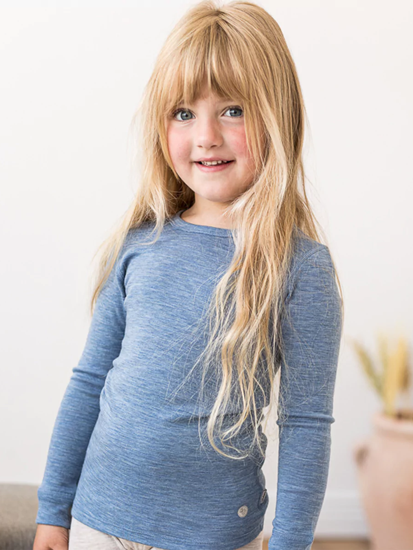 Lillelam Ulltrøye Mellomblå